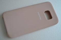 Чехол Silicone Case для Samsung S7 Pink Sand