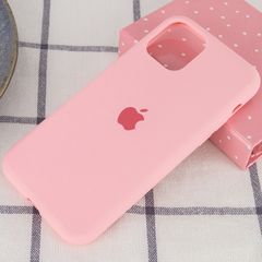 Чехол Epik Silicone case (с закрытым низом) для Apple iPhone 11 Pro Max Розовый / Pink