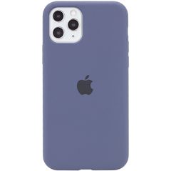 Чехол Epik Silicone case (с закрытым низом) для Apple iPhone 11 Pro Max Темный Синий / Midnight Blue