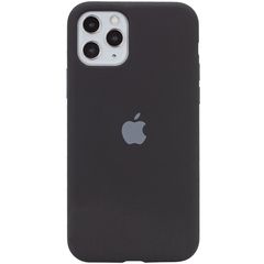 Чехол Epik Silicone case (с закрытым низом) для Apple iPhone 11 Pro Max Черный / Black