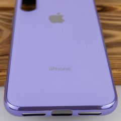 Чехол Epik GLOSSY LOGO для Apple iPhone XS Max Фиолетовый / Lilac