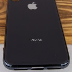 Чехол Epik GLOSSY LOGO для Apple iPhone XS Max Черный 