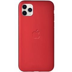 Чехол-накладка Epik Soft-touch logo series для Apple iPhone 11 Pro Max Красный / Dark Red