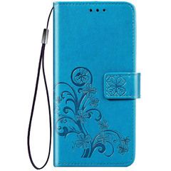 Чехол-книжка Epik Four-leaf Clover с визитницей для Asus Zenfone Max Pro M2 (ZB631KL) Синий