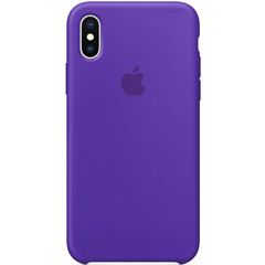 Чехол Epik Silicone Case (AA) для Apple iPhone XS Max Темный Сиреневый / Dasheen