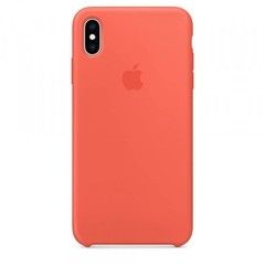 Чехол Epik Silicone Case (AA) для Apple iPhone XS Max Темный Оранжевый / Nectraine