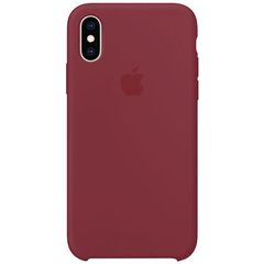 Чехол Epik Silicone Case (AA) для Apple iPhone XS Max Бордовый / Maroon