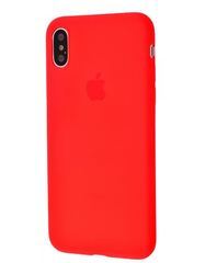 Чехол Slim Silicone case full protective для Apple iPhone XS Max Красный / Red