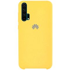 Чехол Epik Silicone Cover (AA) для Huawei Honor 20 Pro Yellow