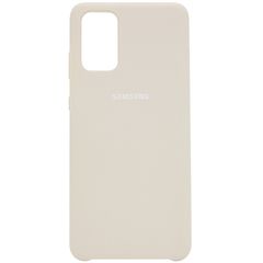 Чехол Silicone Cover (AA) для Samsung Galaxy S20+ Бежевый / Antigue White
