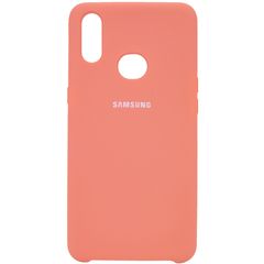 Чехол Silicone Cover (AA) для Samsung Galaxy A10s Персиковый / Peach
