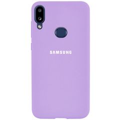 Чехол Silicone Cover Full Protective (A) для Samsung Galaxy A10s Сиреневый / Dasheen