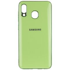 Чехол Epik GLOSSY LOGO для Samsung Galaxy A20 / A30 Салатовый