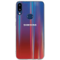 Чехол Gradient Aurora для Samsung Galaxy A10s Синий / Красный