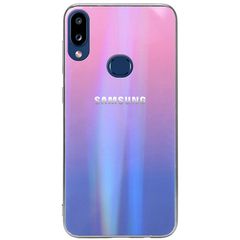 Чехол Gradient Aurora для Samsung Galaxy A10s Розовый / Сиреневый