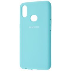 Чехол Epik Silicone Cover Full Protective (AA) для Samsung Galaxy A10s Бирюзовый / Ice Blue