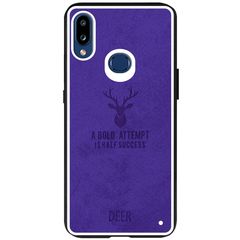 Чехол Epik TextileDeer для Samsung Galaxy A10s Фиолетовый