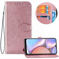 Чехол книжка Epik Art Case с визитницей для Samsung Galaxy A10s Розовый