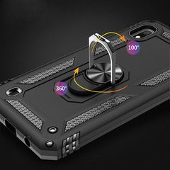 Чехол Epik Serge Ring магнитный держатель для Samsung Galaxy A10 (A105F) Черный