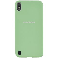 Чехол Epik Silicone Cover Full Protective (AA) для Samsung Galaxy A10 (A105F) Мятный / Mint