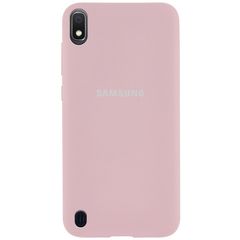 Чехол Epik Silicone Cover Full Protective (AA) для Samsung Galaxy A10 (A105F) Песочный / Pink Sand
