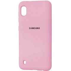 Чехол Epik Silicone Cover Full Protective (AA) для Samsung Galaxy A10 (A105F) Розовый / Pink