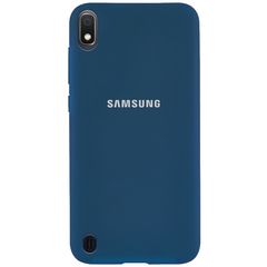 Чехол Epik Silicone Cover Full Protective (AA) для Samsung Galaxy A10 (A105F) Кобальт / Cobalt