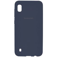 Чехол Epik Silicone Cover Full Protective (AA) для Samsung Galaxy A10 (A105F) Ночной-синий / Midnight Blue