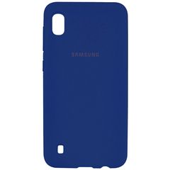 Чехол Epik Silicone Cover Full Protective (AA) для Samsung Galaxy A10 (A105F) Нави-синий / Navy Blue