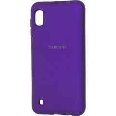 Чехол Epik Silicone Cover Full Protective (AA) для Samsung Galaxy A10 (A105F)  Фиолетовый / Purple