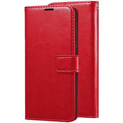 Чехол книжка Epik Wallet Glossy с визитницей для Samsung Galaxy A40 (A405F) Темно-красный