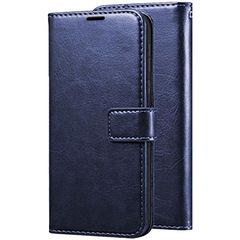 Чехол книжка Epik Wallet Glossy с визитницей для Samsung Galaxy A40 (A405F) Темно-синий