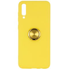 Чехол Epik Summer ColorRing под магнитный держатель для Samsung Galaxy A70 (A705F) Желтый