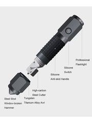 Фонарик Xiaomi Anao A10 Safety Hammer Flashlight Black
