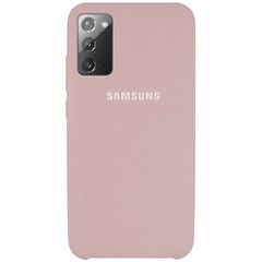 Чехол Silicone Cover (AAA) для Samsung Galaxy Note 20  (Розовый / Pink Sand)