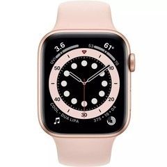 Apple Watch Series 6 GPS + Cellular 44mm Gold Aluminum Case with Pink Sand Sport Band (M07G3) / MG2D3