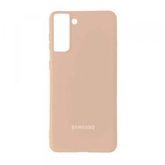 Silicone Case Full for Samsung S21 Plus Pink Sand