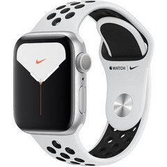 Смарт-часы Apple Watch Nike Series 5 GPS 44mm Silver Aluminum w. Silver Aluminum (MX3V2)