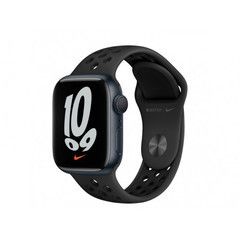 Apple Watch Nike Series 7 GPS 45mm Midnight Aluminum Case w. Anthracite/Black Nike Sport Band (MKNC3)