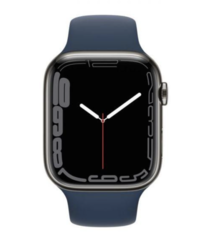Смарт-часы Apple Watch Series 7 GPS + Cellular 45mm Graphite S. Steel Case w. Abyss Blue S. Band (MKJH3/MKL23)
