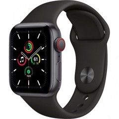 Apple Watch SE GPS + Cellular 44mm Space Gray Aluminum Case with Black Sport B. (MYER2) / MYF02