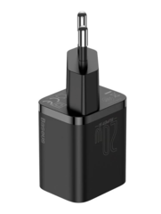 Зарядное устройство Baseus Super Silicone PD Charger 20W USB-C Black (CCSUP-B01)