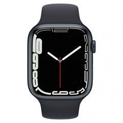 Apple Watch Series 7 GPS + Cellular 45mm Midnight Aluminum Case w. Midnight S. Band (MKJ73/MKJP3)