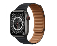 Смарт-часы Apple Watch Edition Series 7 LTE 45mm S. Black Titanium Case w. Midnight L. Link S/M (ML8V3+ML813)
