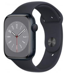 Смарт-часы Apple Watch Series 8 GPS 41mm Midnight Aluminum Case w. Midnight Sport Band (MNP53 / MNU73)