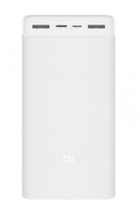 Внешний аккумулятор (павербанк) Xiaomi Mi 3 30000mAh Quick Charge White (PB3018ZM)