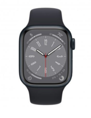 Смарт-часы Apple Watch Series 8 GPS 41mm Midnight Aluminum Case w. Midnight Sport Band - Size M/L (MNU83)