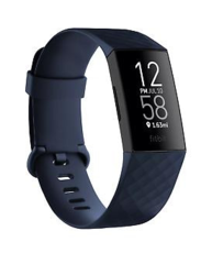 Фитнес-браслет Fitbit Charge 4 Black/Storm Blue (FB417BKNV)