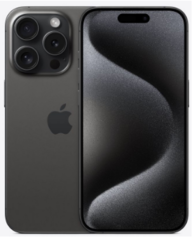 Смартфон Apple iPhone 15 Pro 256GB eSIM Black Titanium (MTQR3)