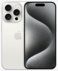 Смартфон Apple iPhone 15 Pro 1TB eSIM White Titanium (MTU43)